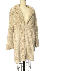 Georgie Teddy Coat Plush Faux Fur - small